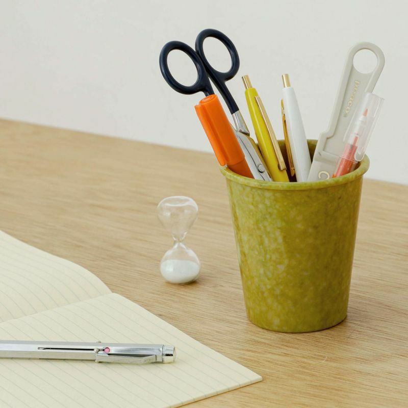 Hightide - MARBLED MELAMINE CUP - Mustard