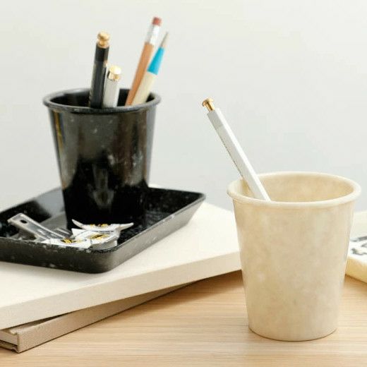 Hightide - MARBLED MELAMINE CUP - Mustard