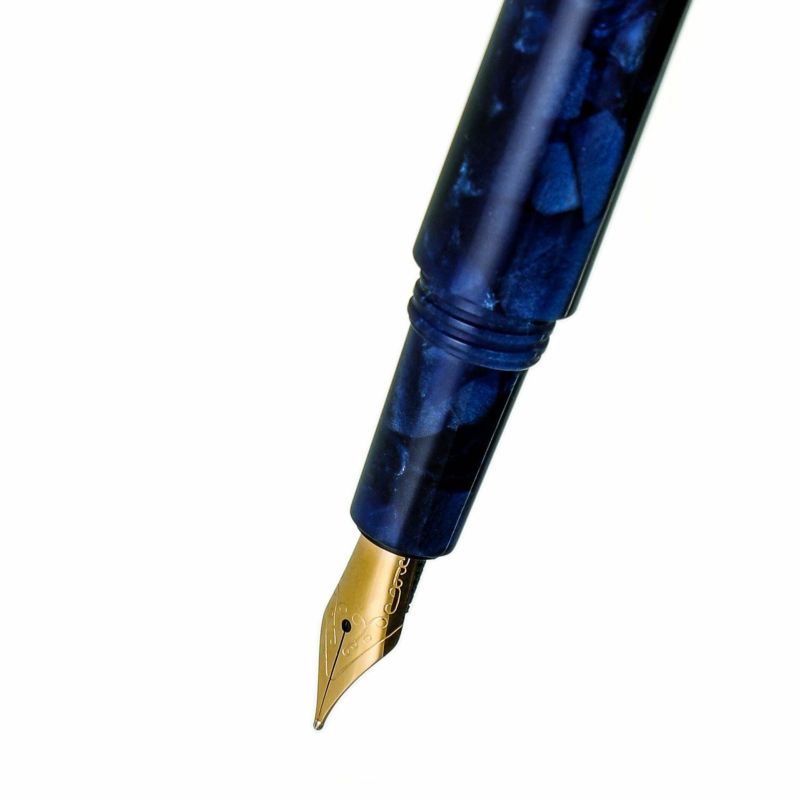 Attache Hightide - MARBLED FOUNTAIN PEN - Navy