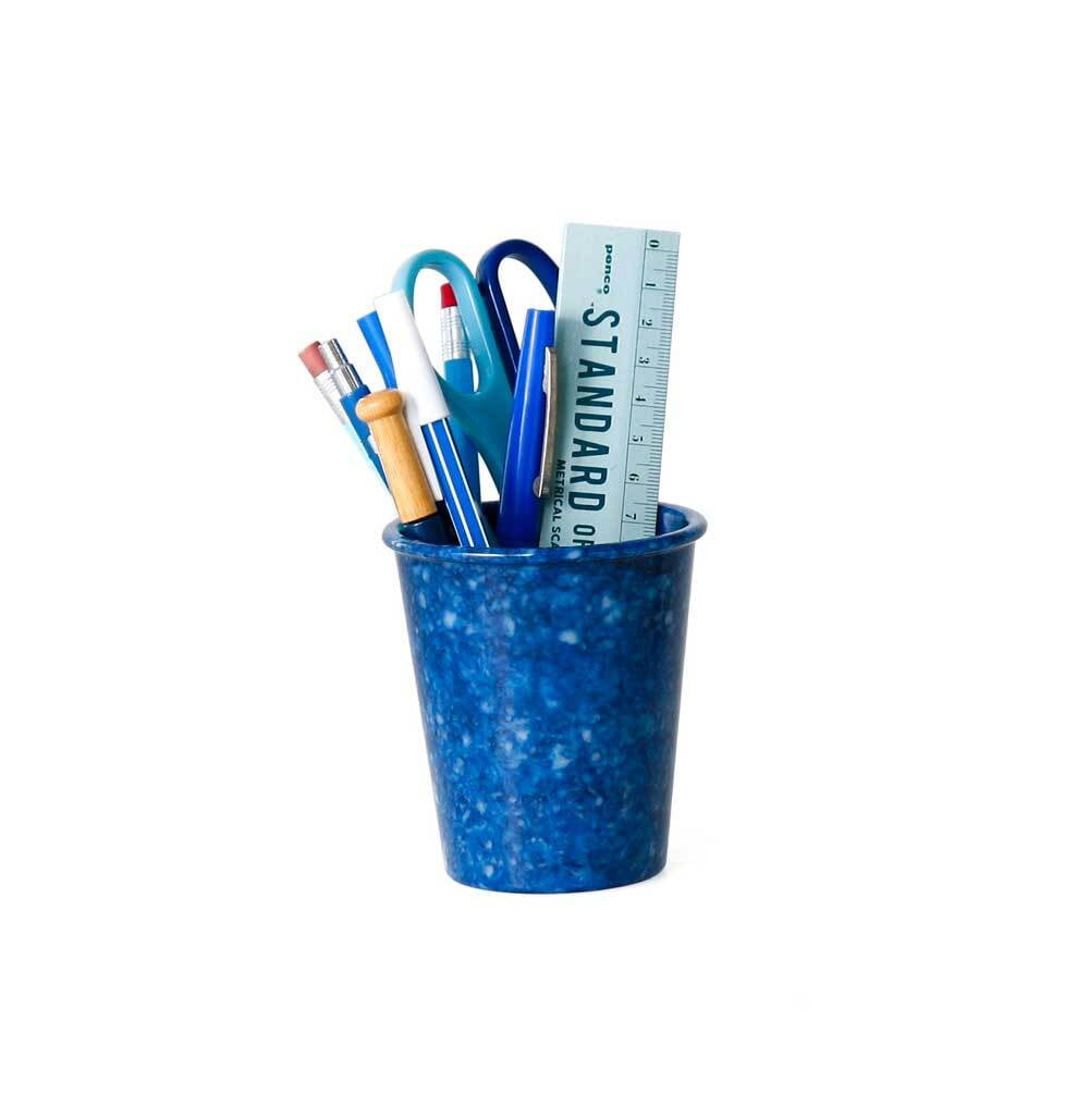 Hightide - MARBLED MELAMINE CUP - Navy