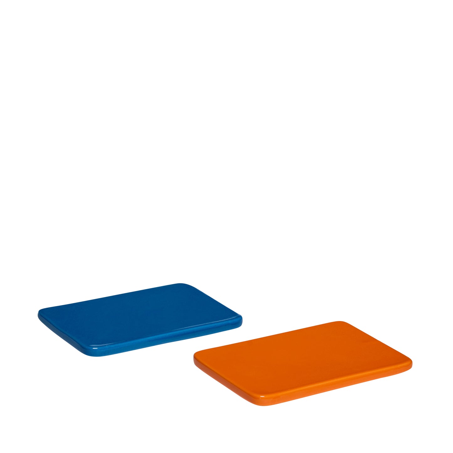 Hübsch© - AMARE UNTERSETZER SMALL - Blau/Orange (2er Set)