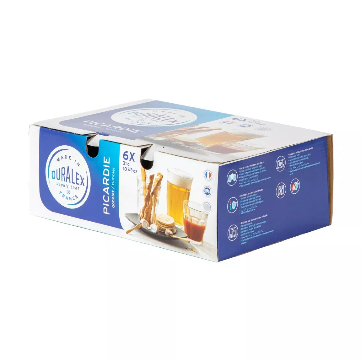 Duralex® - Le Picardie® Trinkglas - 31cl/310ml - 6er Set