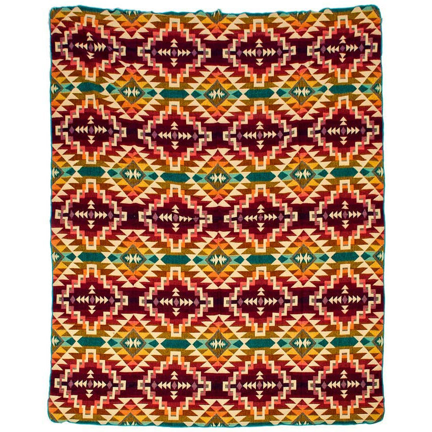 EcuaFina - Ecuadorianische Alpakadecke - Chimborazo Pink - 190 x 225 cm
