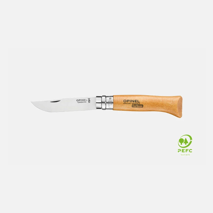 Opinel - Taschenmesser N°08 Carbon/Karbonstahl