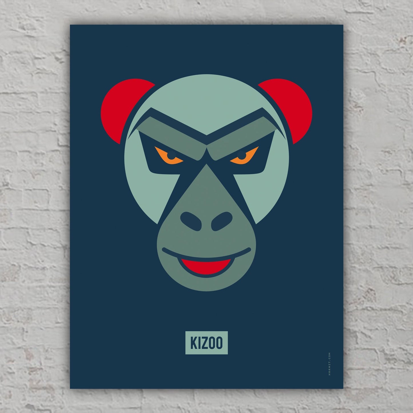 Poster "A monkey sees everything", art print