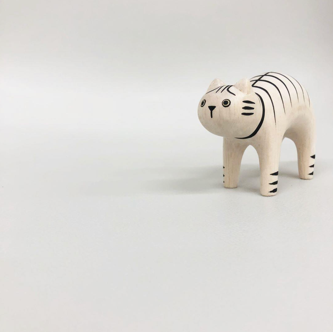 T-LAB - Pole Pole Holztier - Tiger Katze