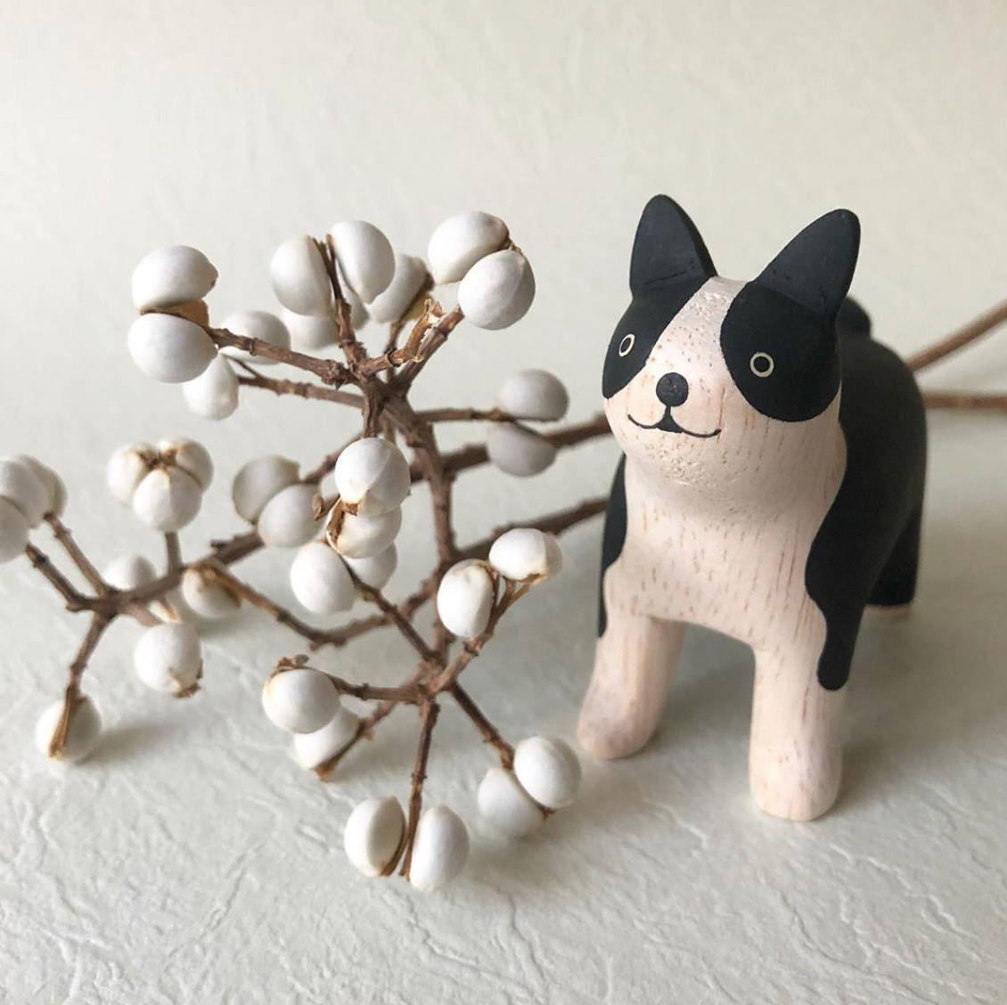 T-LAB - Pole Pole Holztier - Boston Terrier