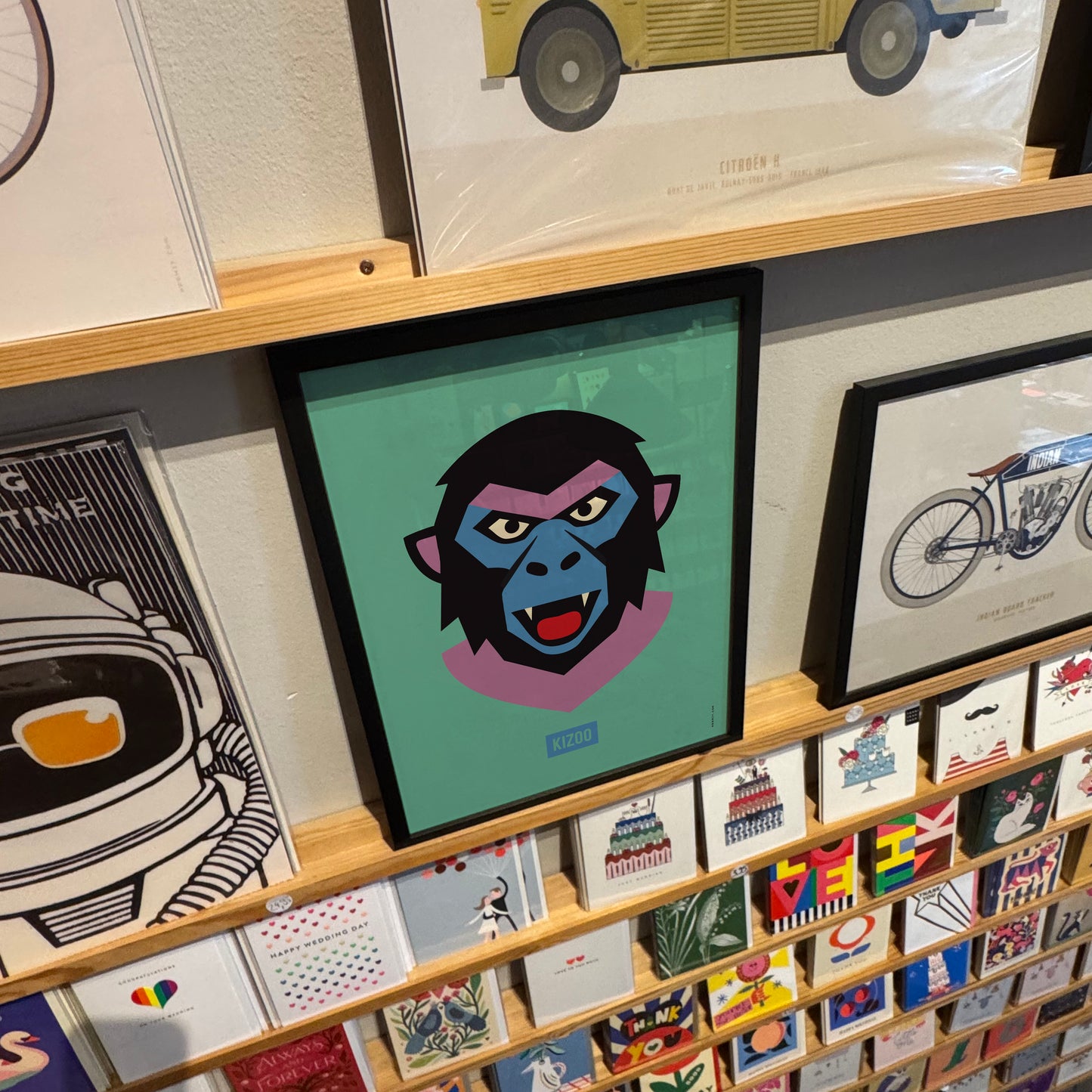 Poster "Wild monkey", Fine Art Print