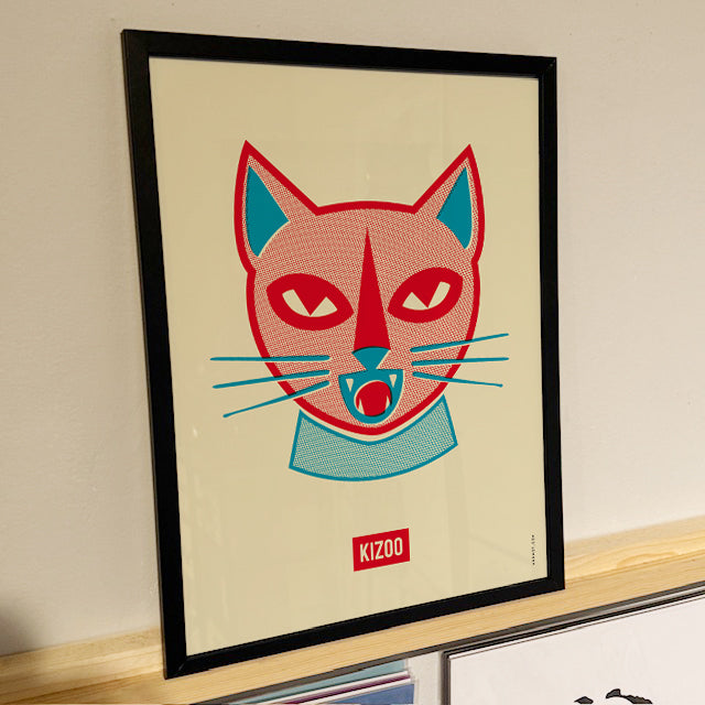 Poster "Cat wailing", art print
