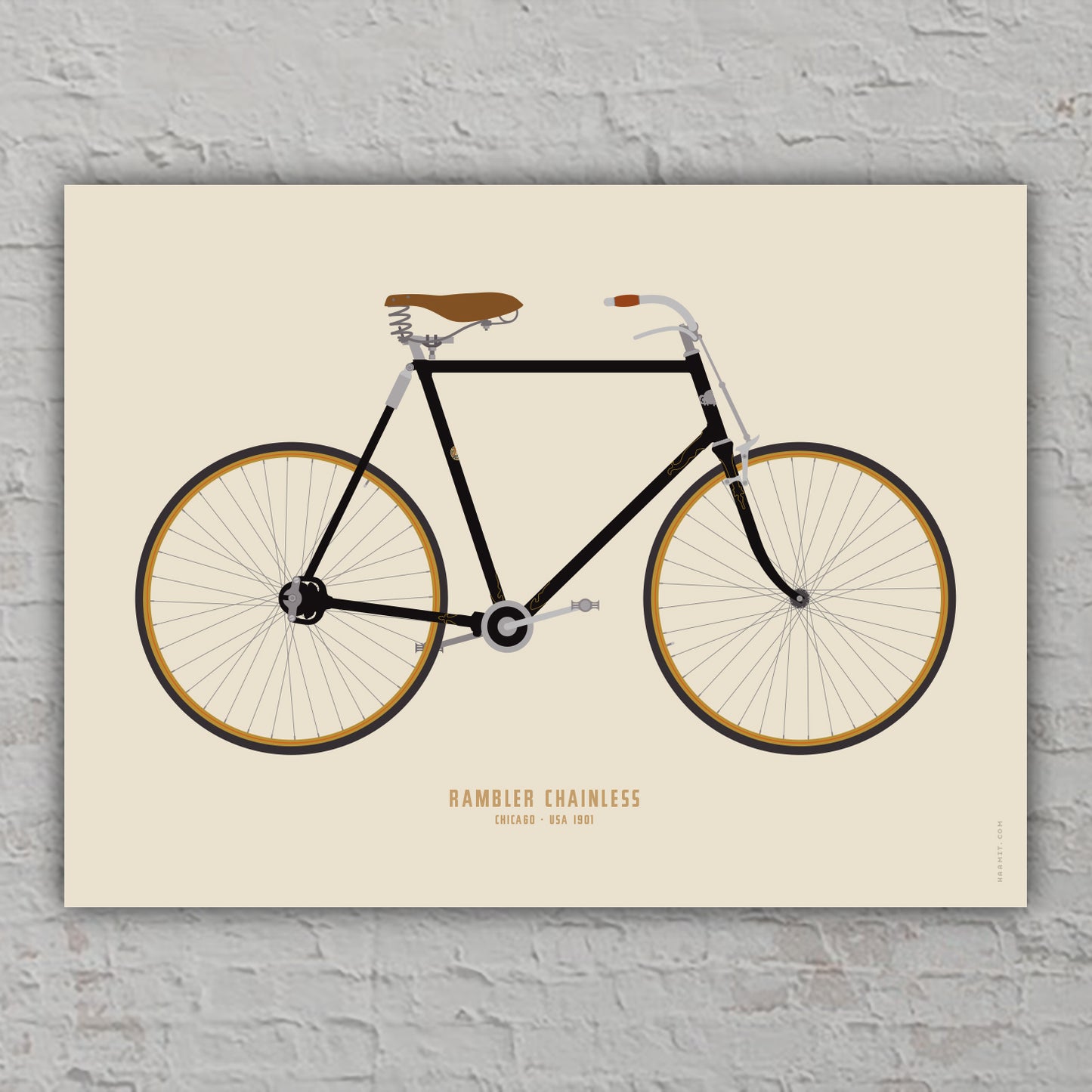 Poster Rambler Chainless - Chicago/USA, 1901