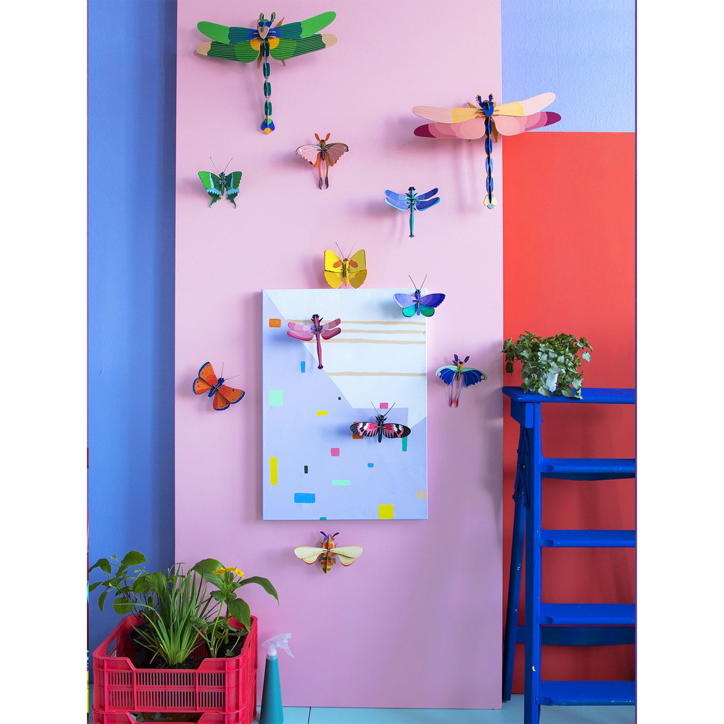Studio ROOF - Wall Art - Ruby Dragonfly