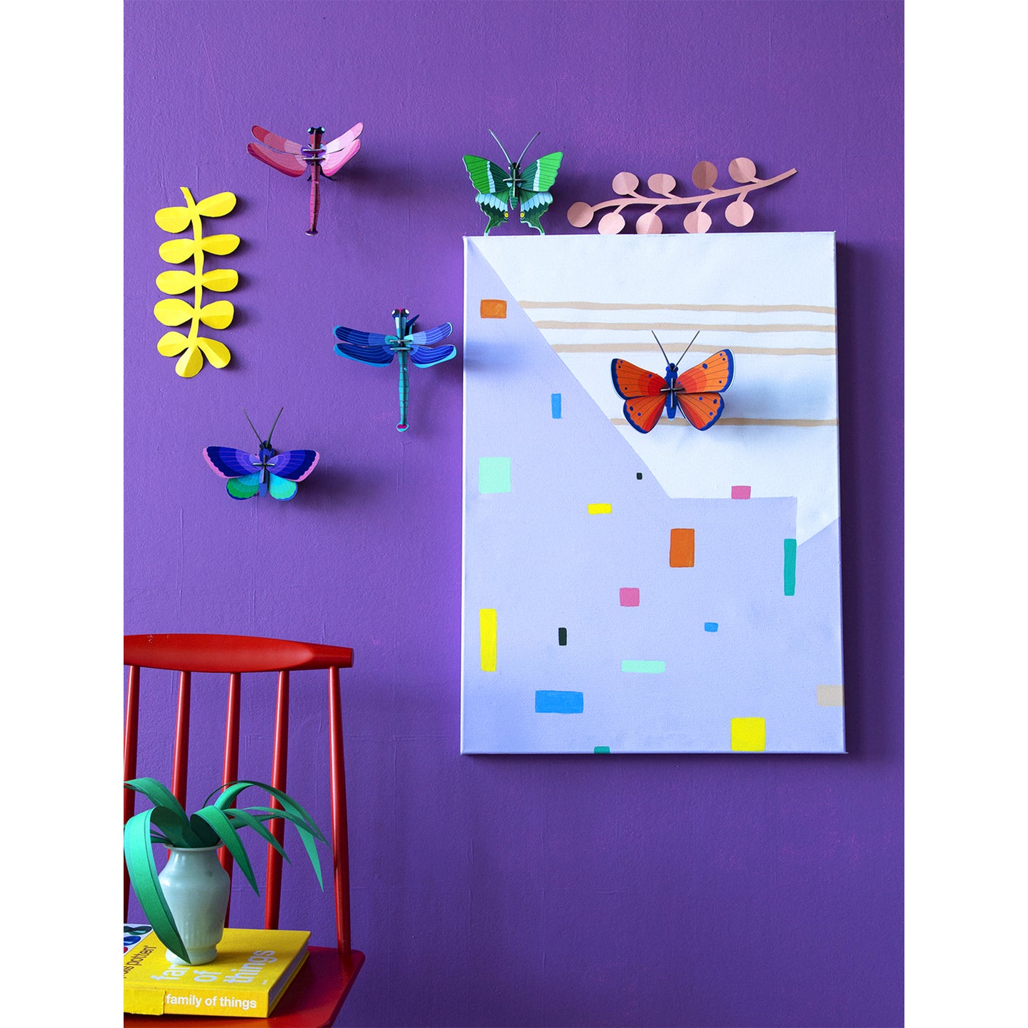 Studio ROOF - Wall Art - Ruby Dragonfly