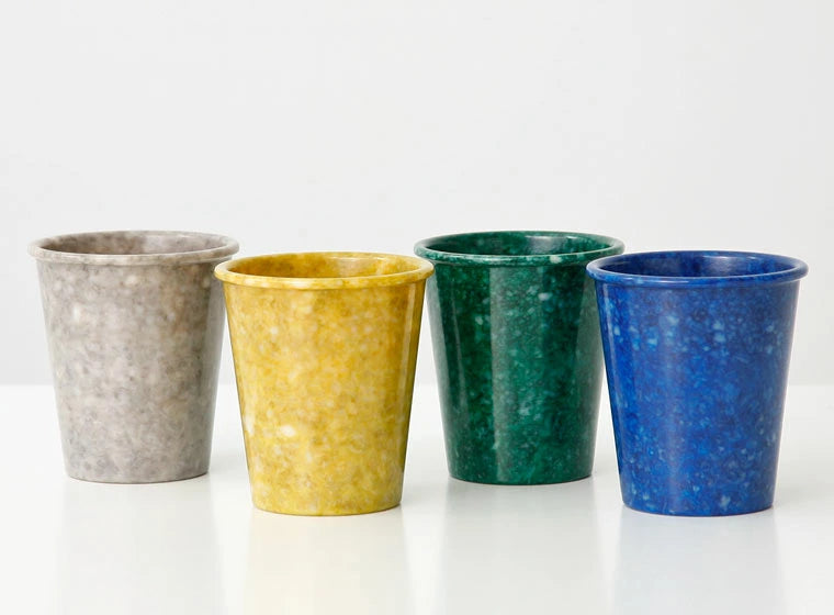 Hightide - MARBLED MELAMINE CUP - Navy
