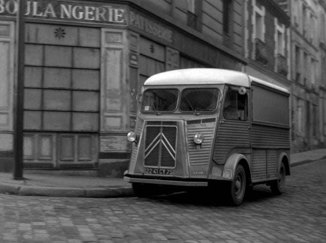 Poster, Citroën Typ H Service, Kunstdruck „Wellblech-Bus“, Oldtimer