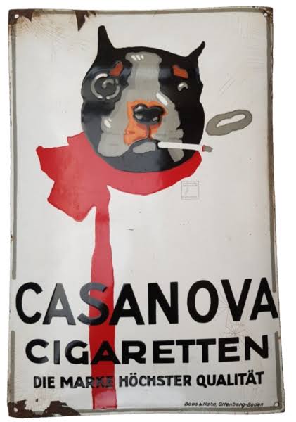 Poster "Smoking Casanova", art print