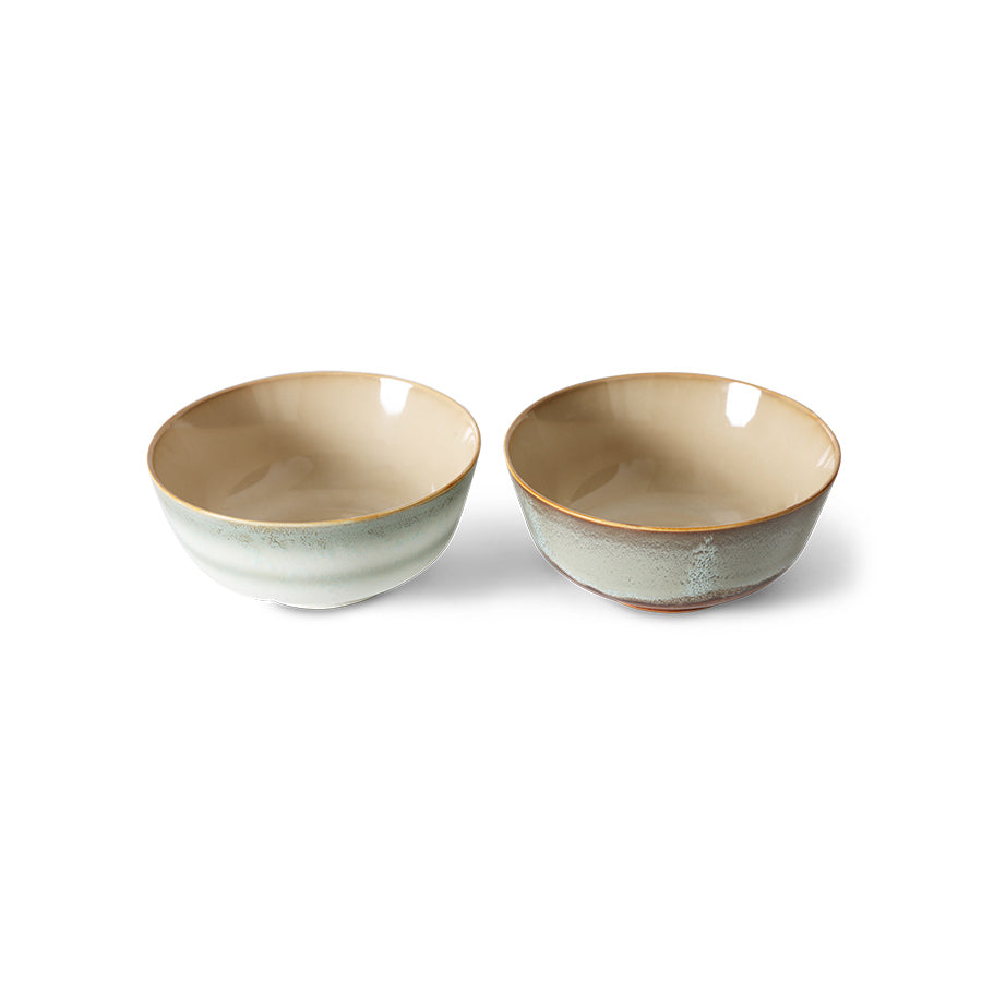 Hübsch© - AMARE SERVING PLATE/TRAY - Sand/Green (Set of 2)