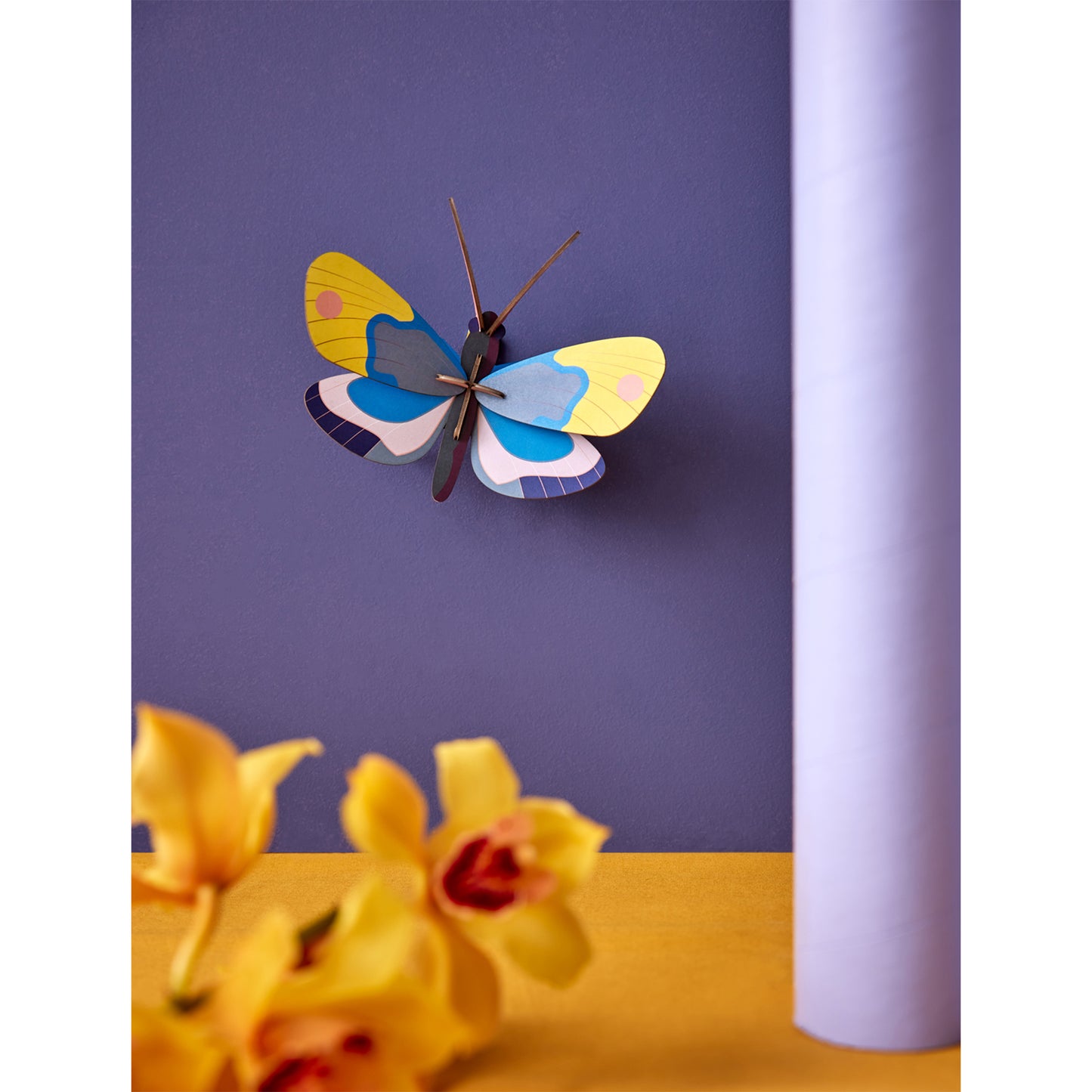 Studio ROOF - Wall Art - Yellow Monarch Butterfly