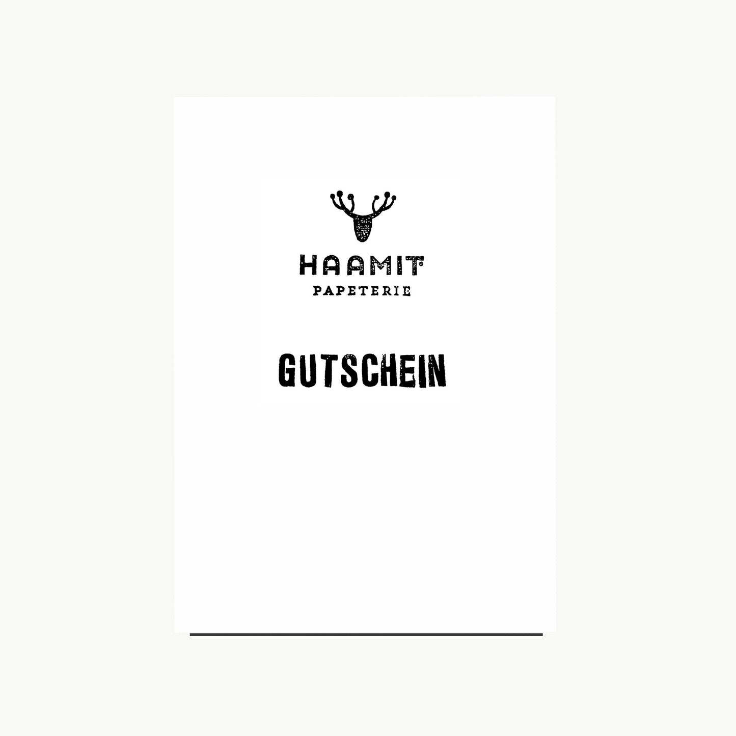 HAAMIT Gutschein