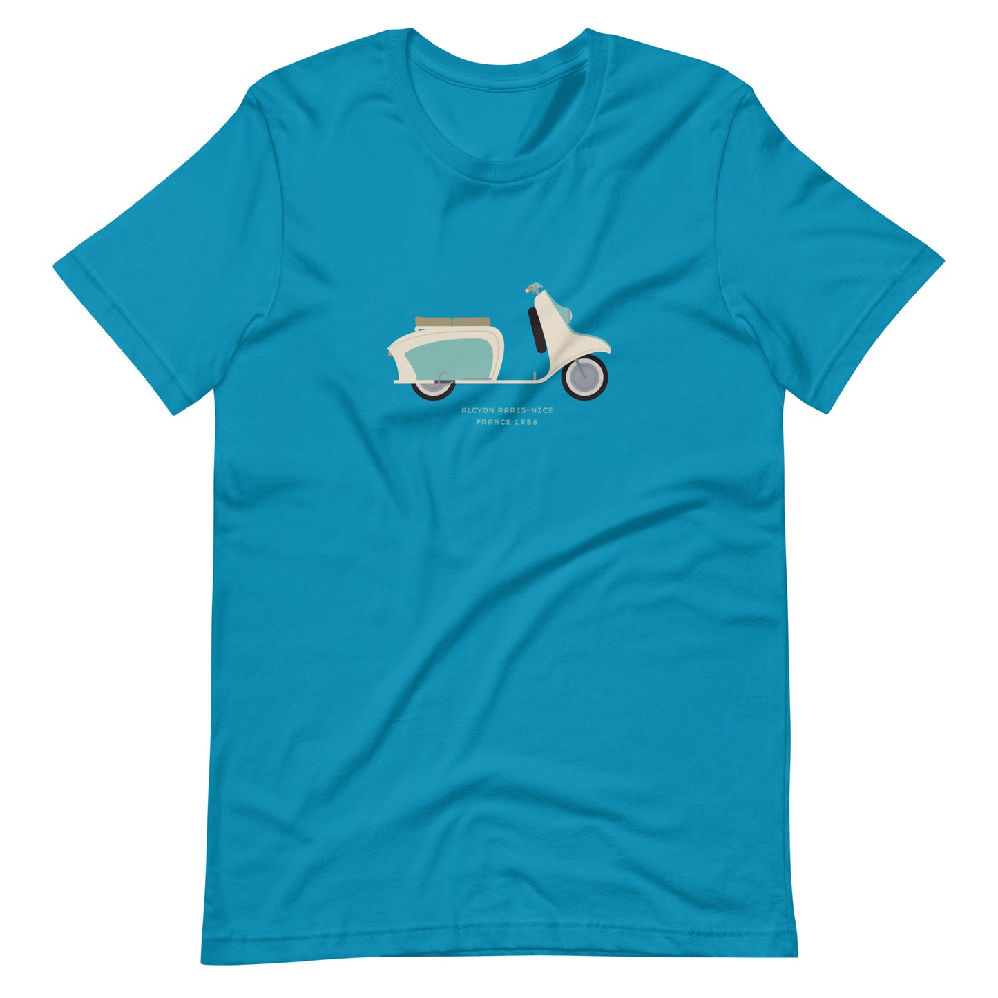T-Shirt Scooter Alcyon Paris-Nice France, 1956