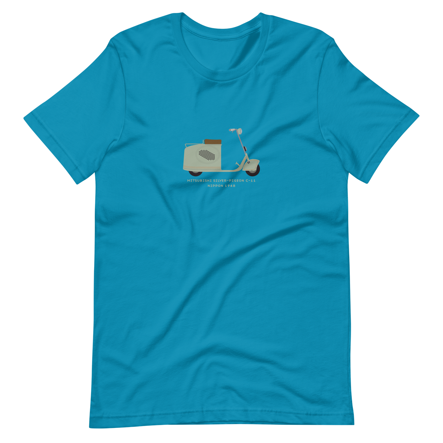T-Shirt Scooter Mitsubishi Silver-Pigeon C-11, Nippon 1948