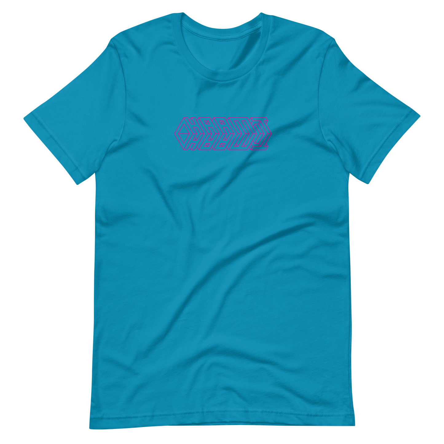 T-Shirt HAAMIT Rakete Kontur pink