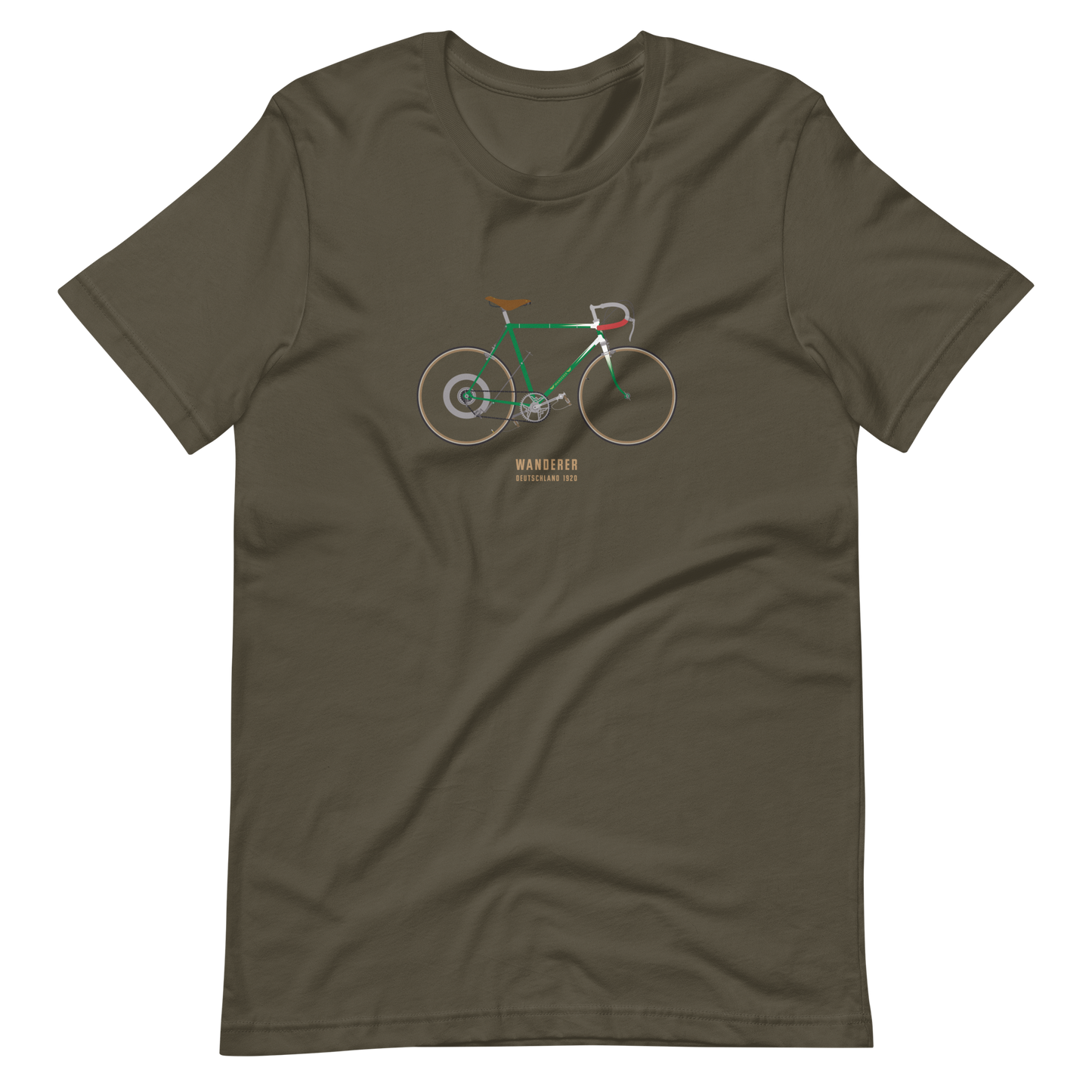 T-Shirt Wanderer Fahrrad, Chemnitz 1920