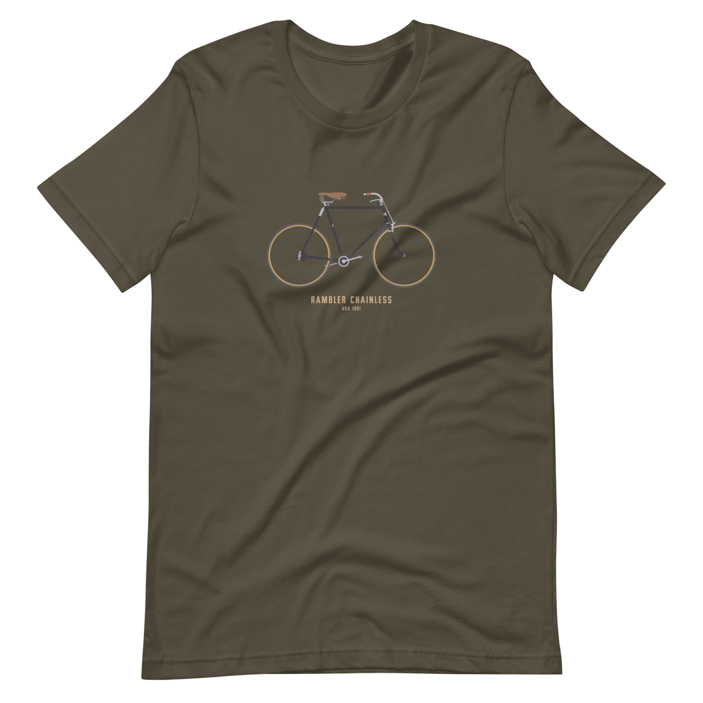 T-Shirt Rambler Chainless Fahrrad 1901