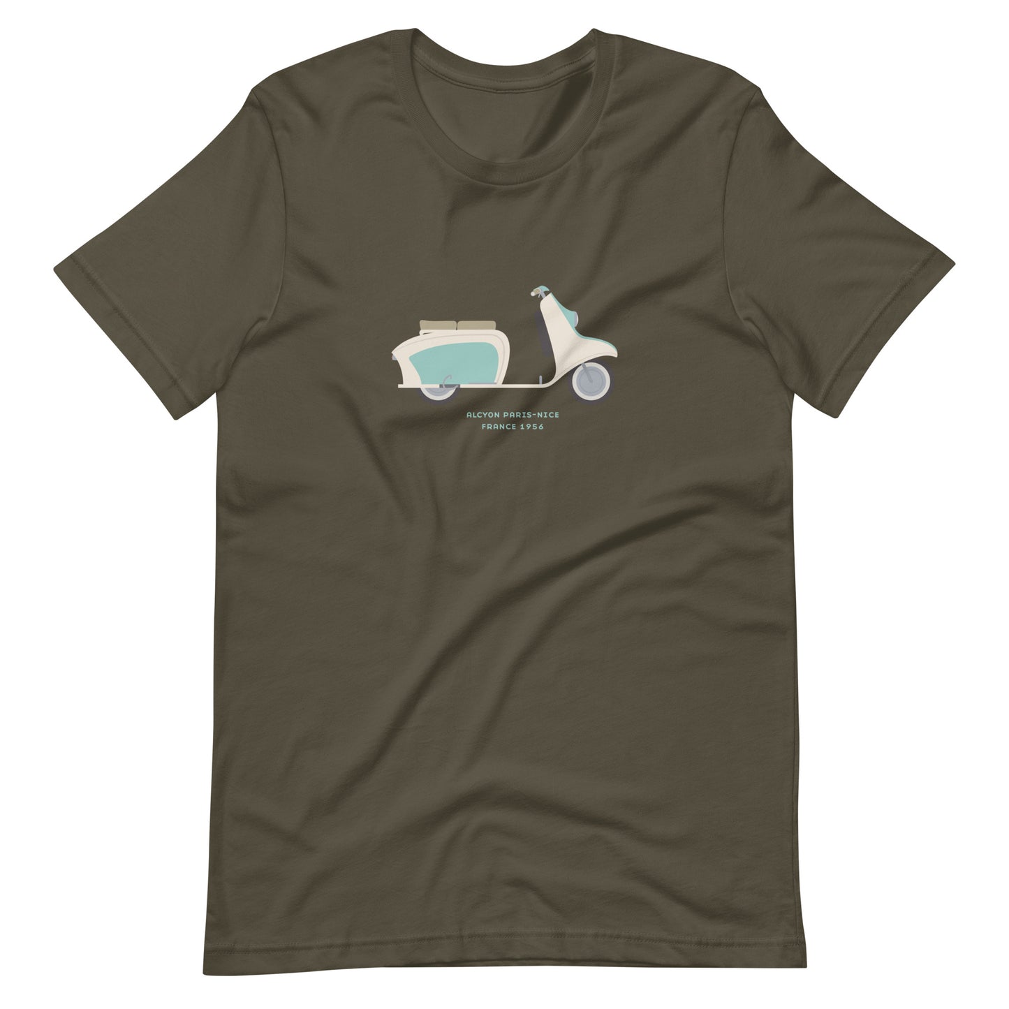 T-Shirt Scooter Alcyon Paris-Nice France, 1956