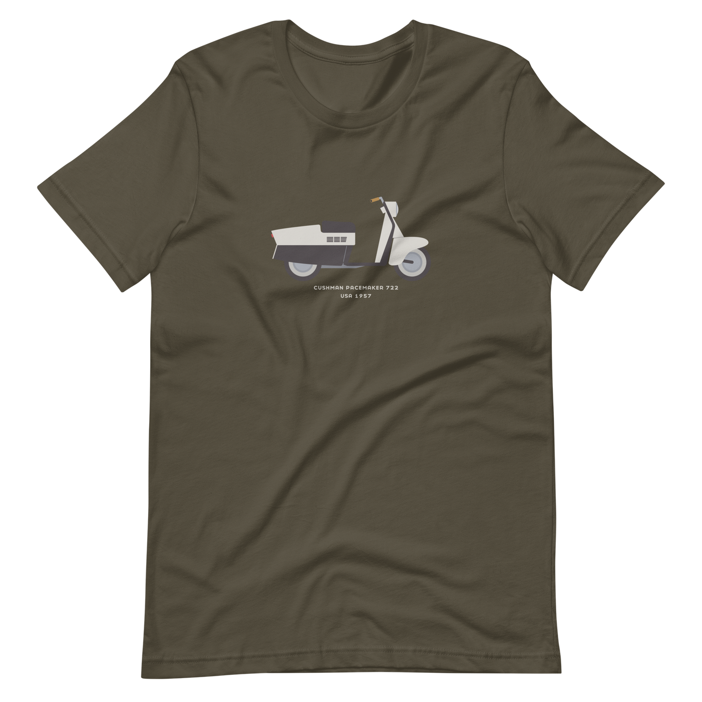 T-Shirt Scooter Cushman Pacemaker 722, USA 1957