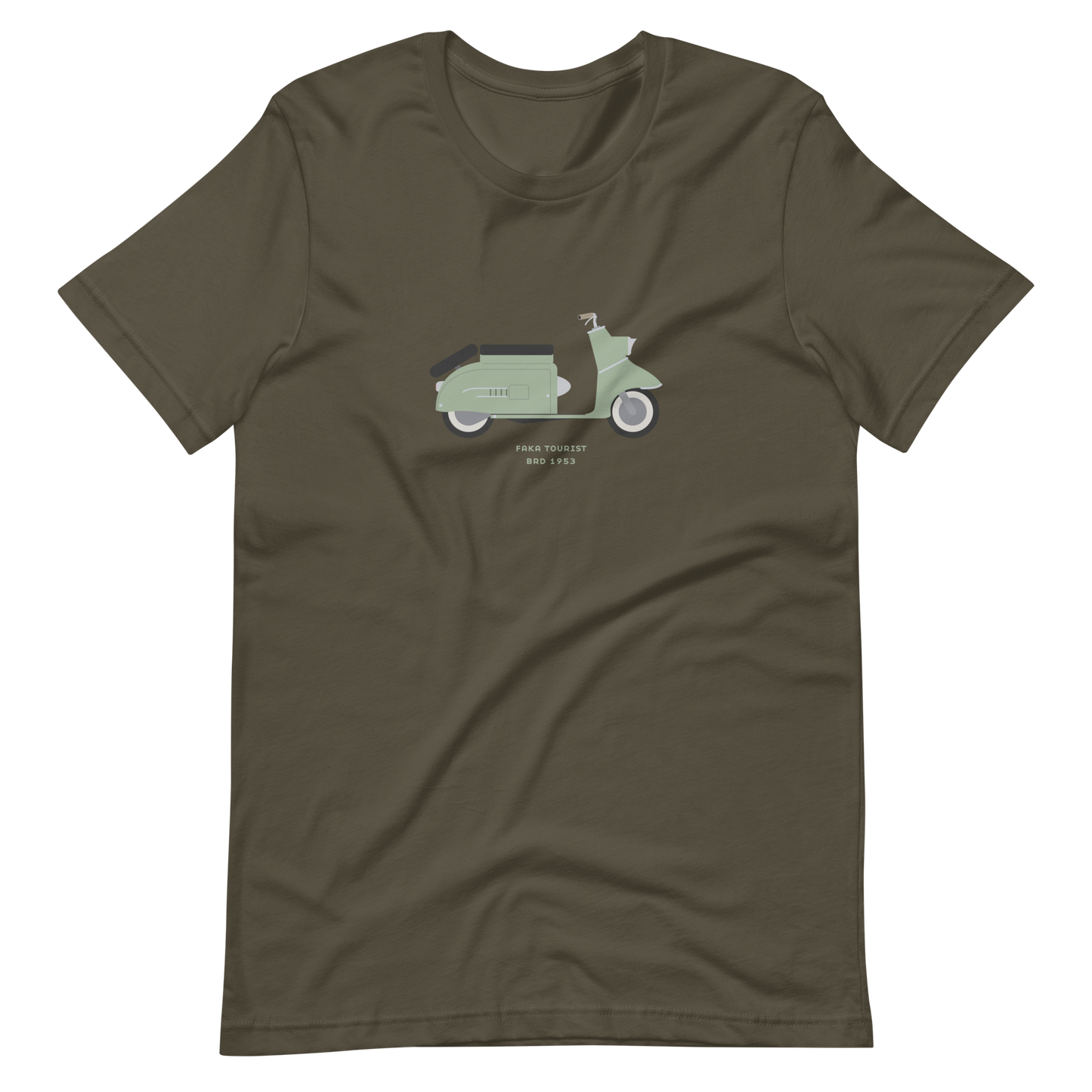 T-Shirt Scooter Faka Tourist, BRD 1953