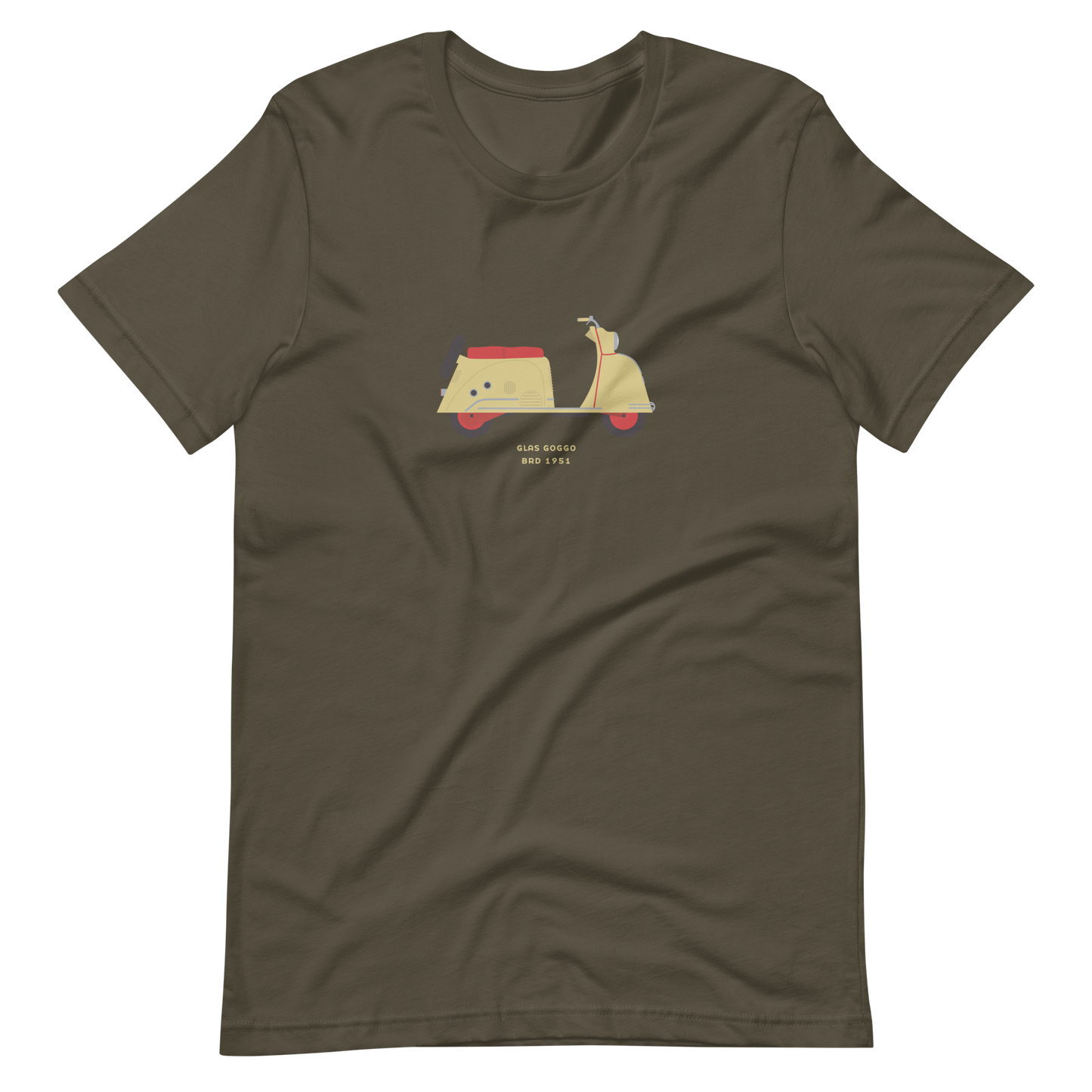 T-Shirt Scooter Glas Goggo, BRD 1951