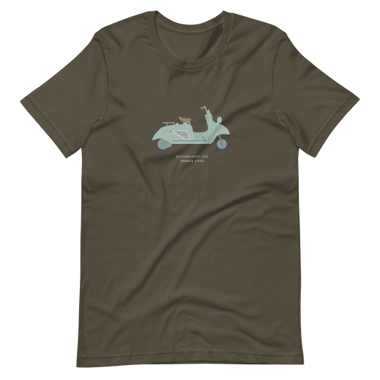 T-Shirt Scooter Guiller AD2T 125, France 1953