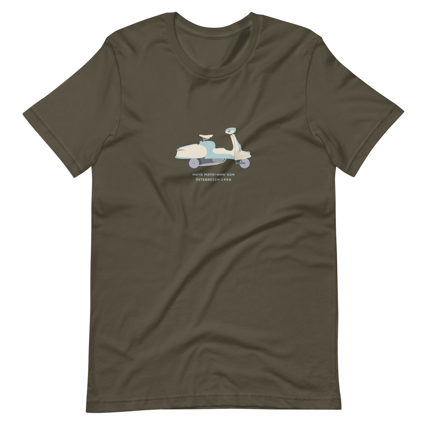 T-Shirt Scooter Maya Maya-HMW 50N, Österreich 1958