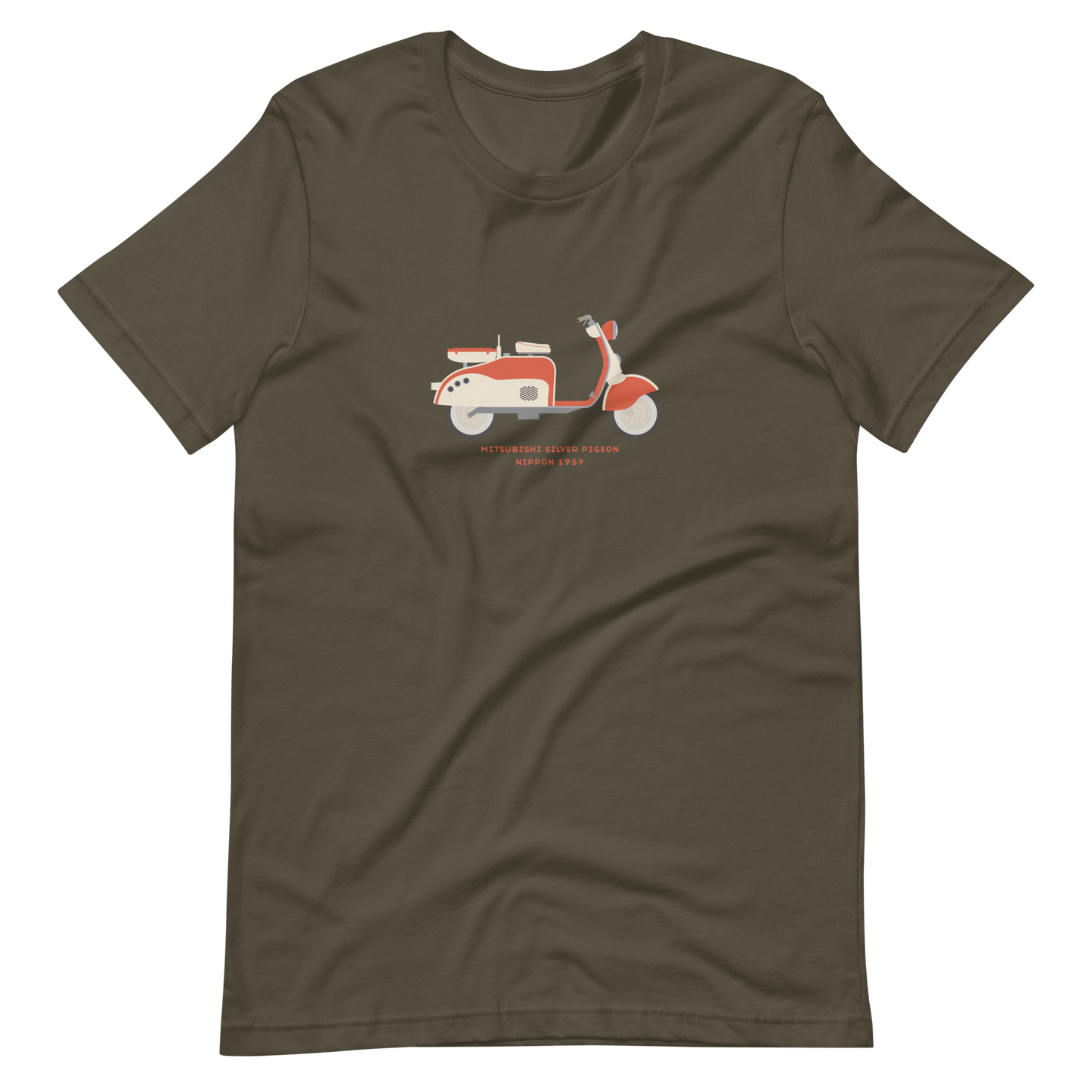 T-Shirt Scooter Mitsubishi Silver Pigeon, Nippon 1959