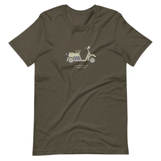 T-Shirt Scooter Motobécane Moby, France 1954