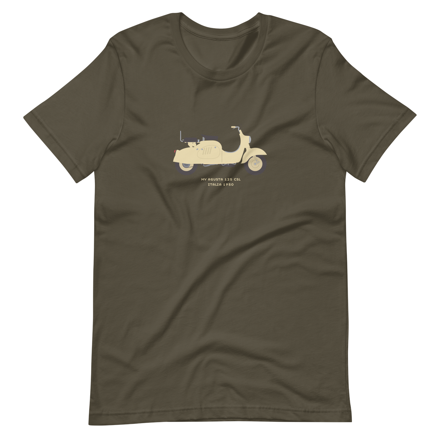 T-Shirt Scooter MV Agusta 125 CSL, Italia 1950
