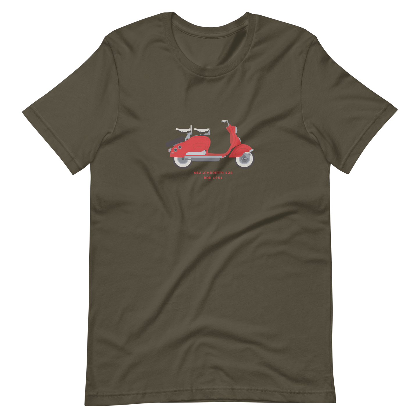 T-Shirt Scooter NSU Lambretta 125, BRD 1951