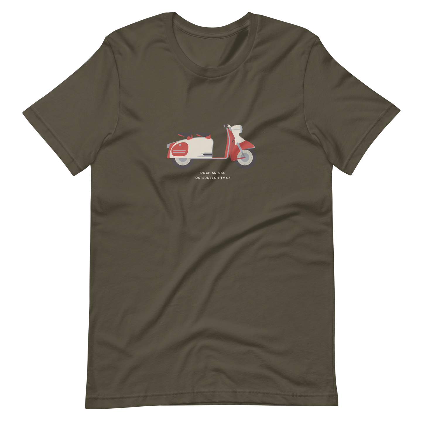 T-Shirt Scooter Puch SR 150, Österreich 1967