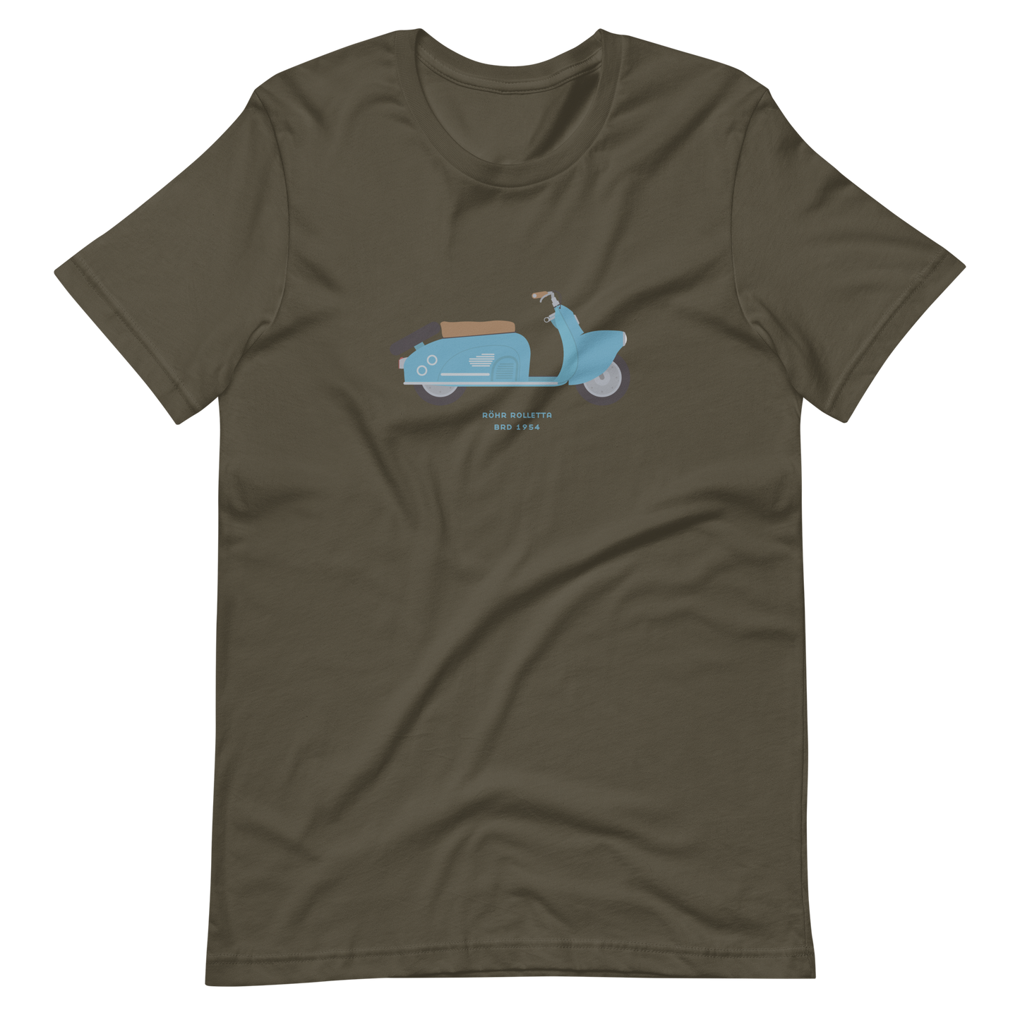 T-Shirt Scooter Röhr Rolletta, BRD 1954
