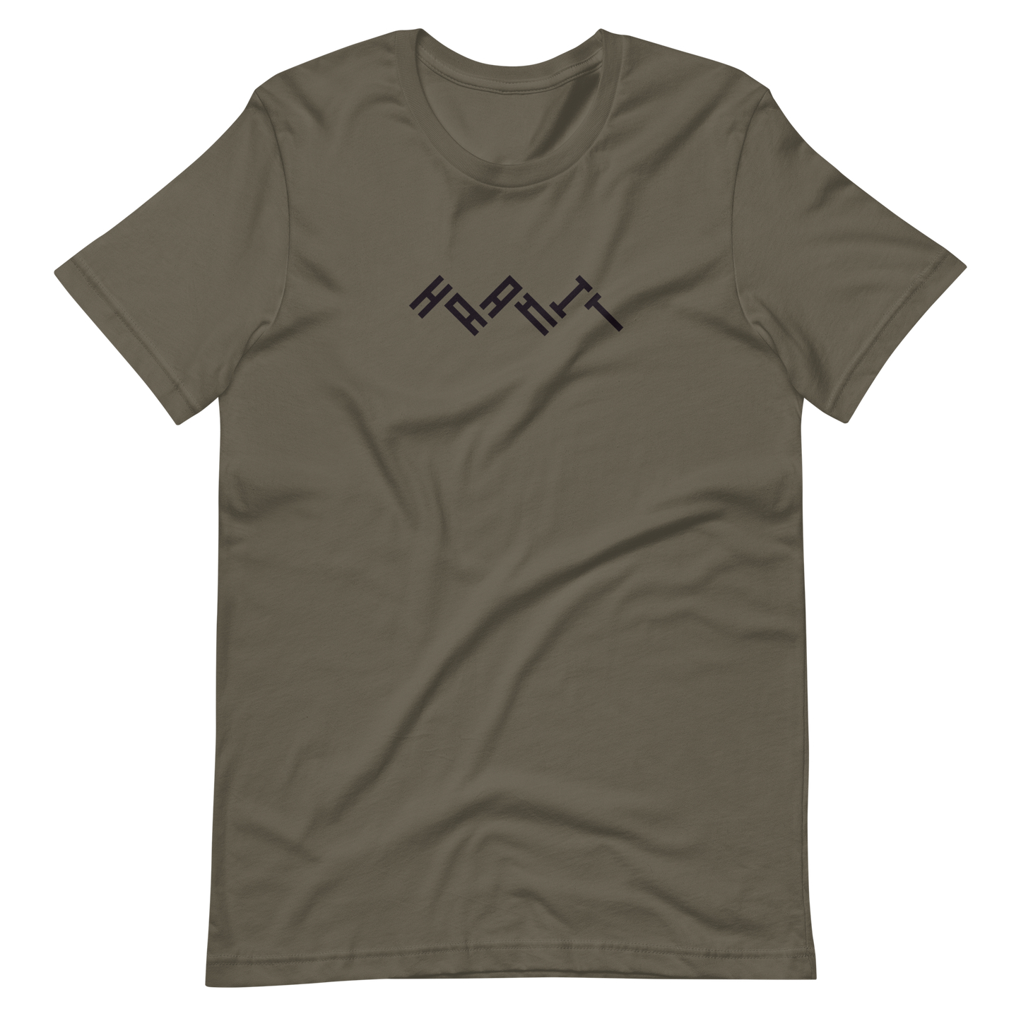 T-Shirt HAAMIT zickzack schwarz