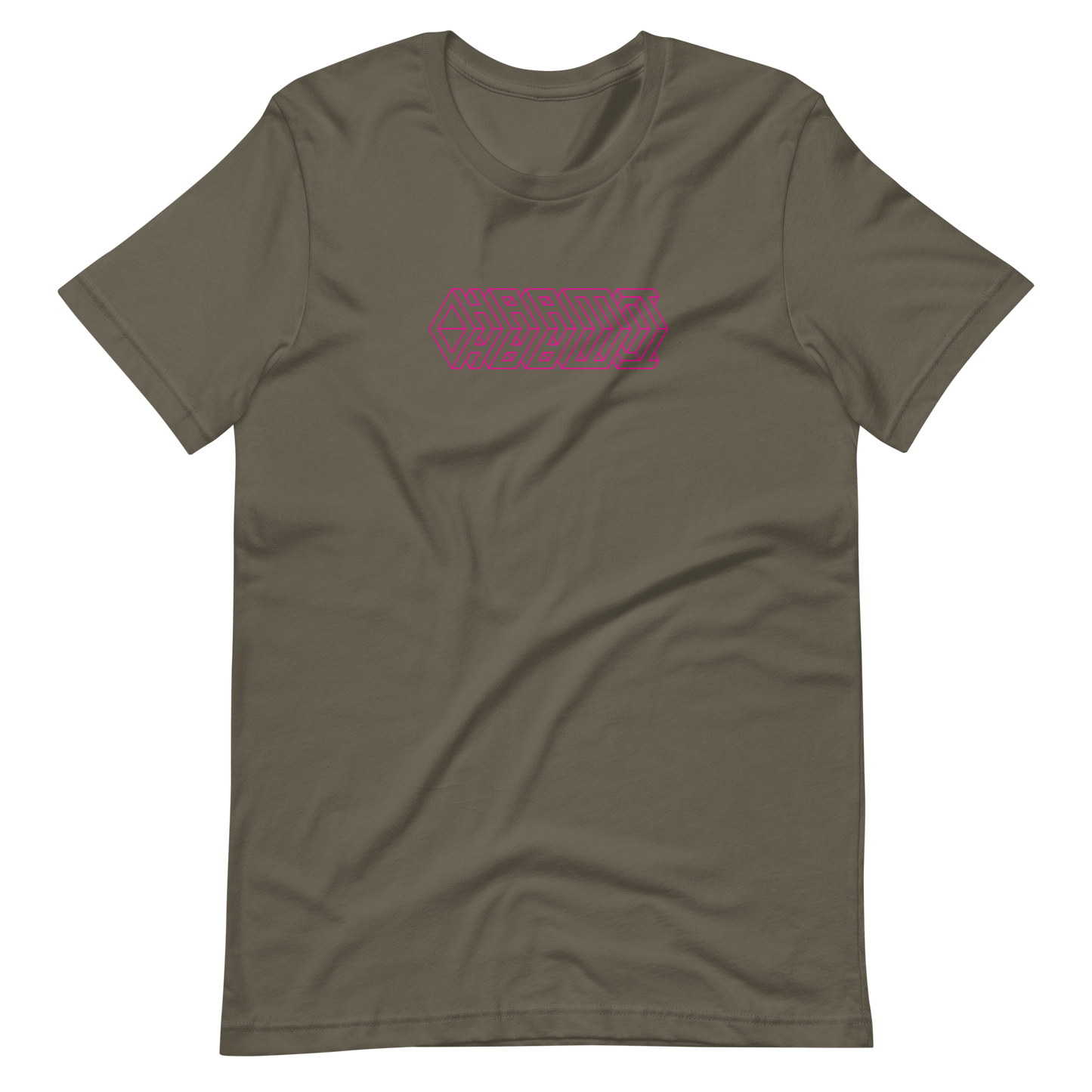 T-Shirt HAAMIT Rakete Kontur pink