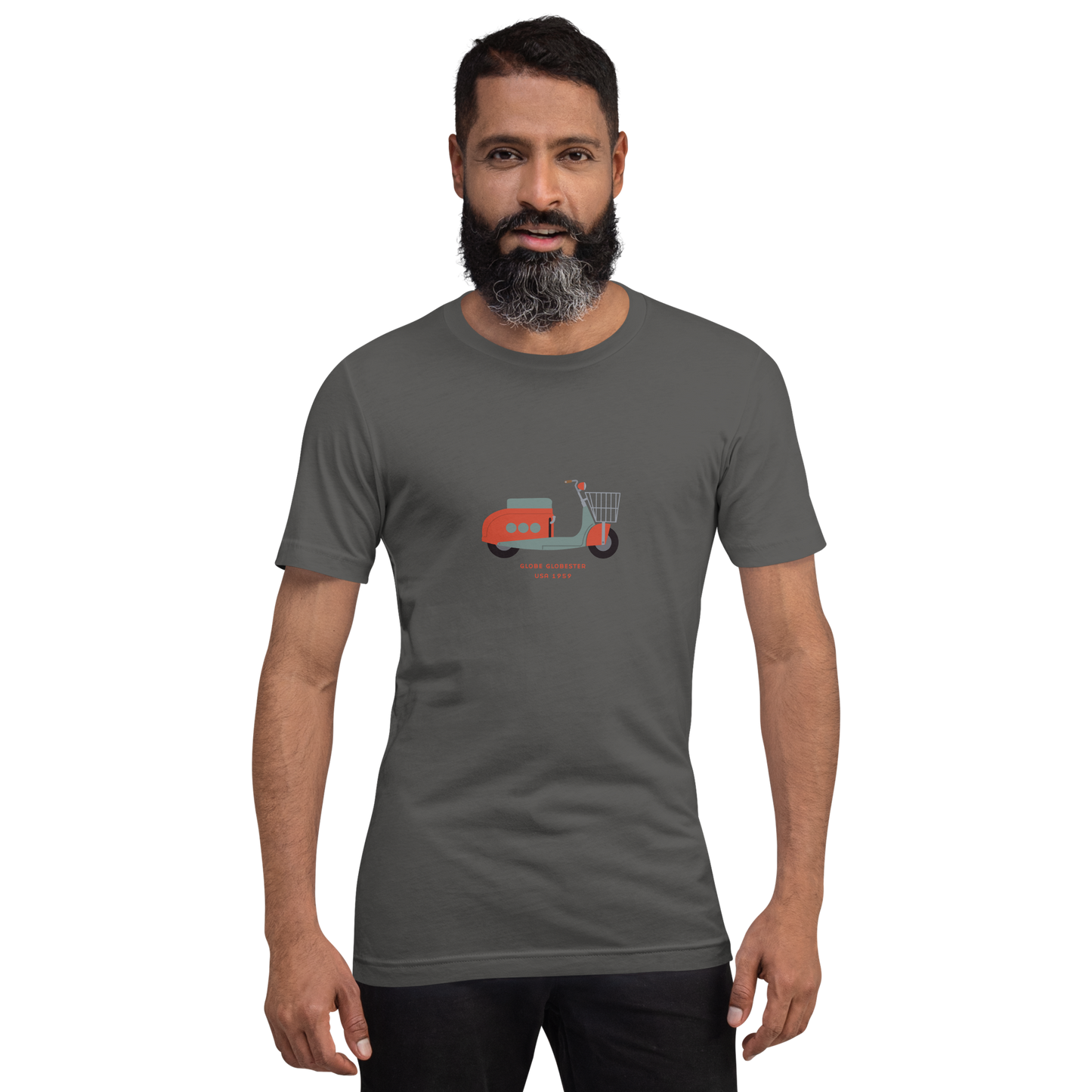 T-Shirt Scooter Globe Globester, USA 1959