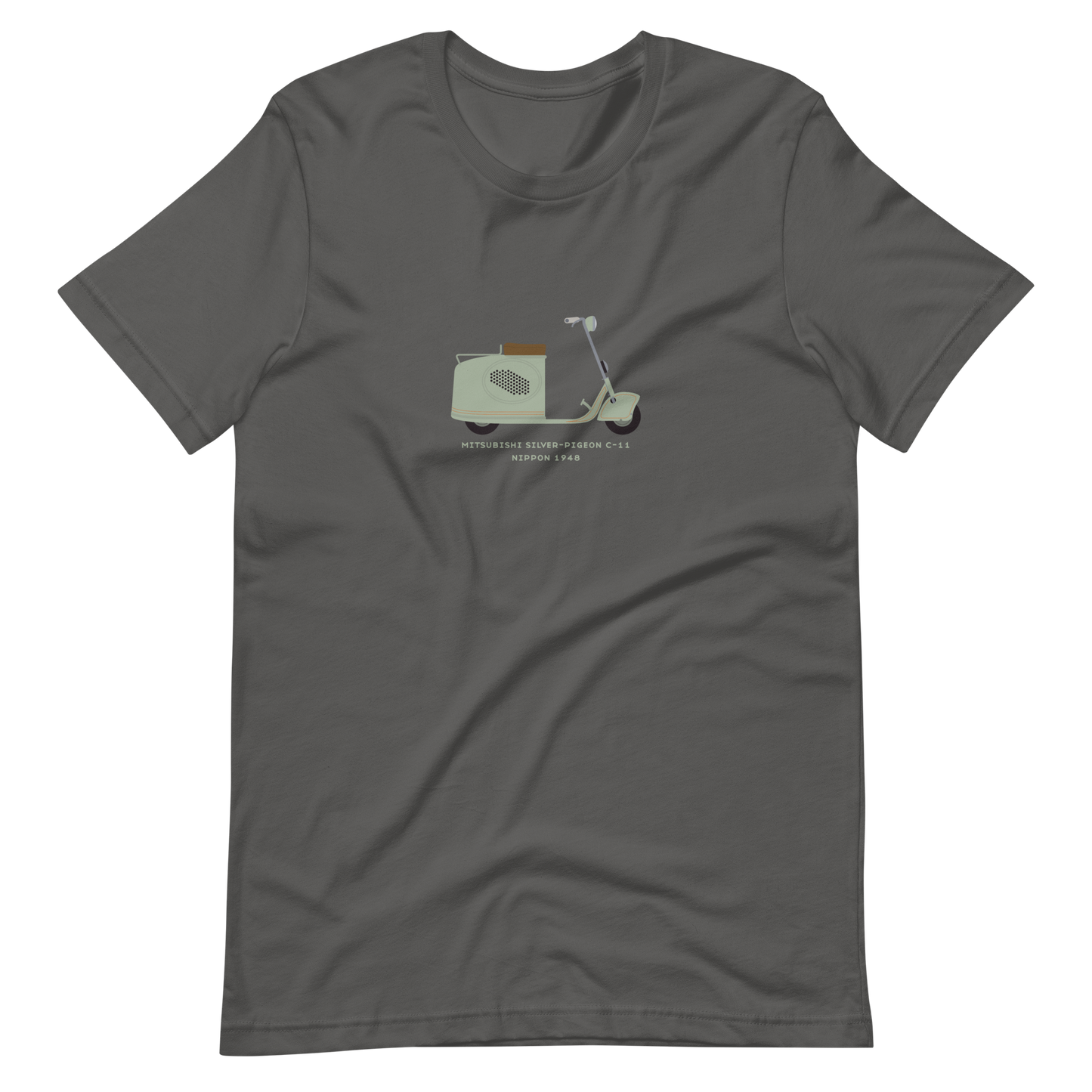 T-Shirt Scooter Mitsubishi Silver-Pigeon C-11, Nippon 1948