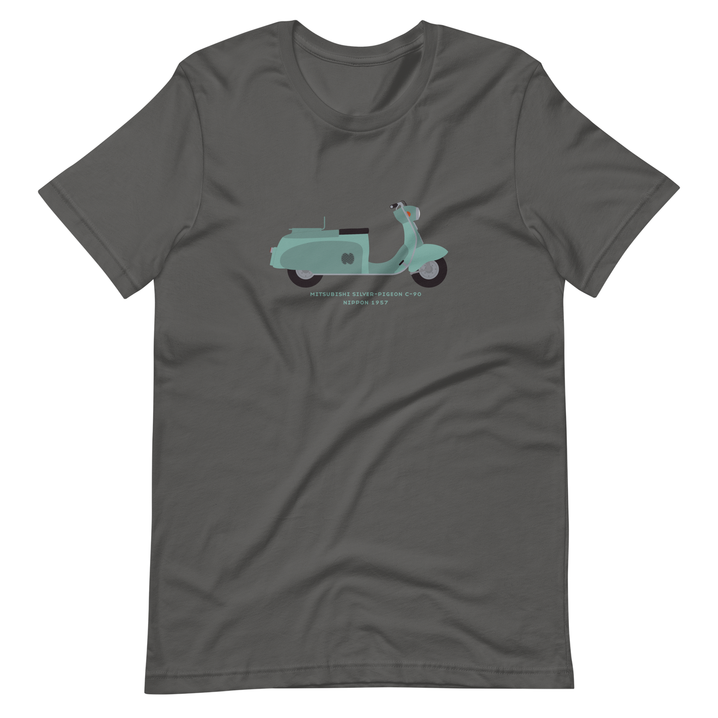 T-Shirt Scooter Mitsubishi Silver-Pigeon C-90, Nippon 1957