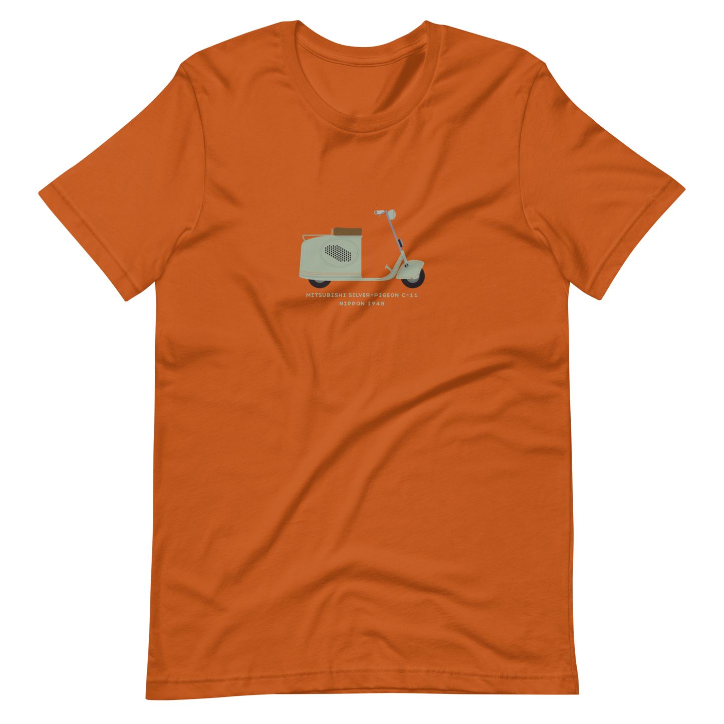 T-Shirt Scooter Mitsubishi Silver-Pigeon C-11, Nippon 1948