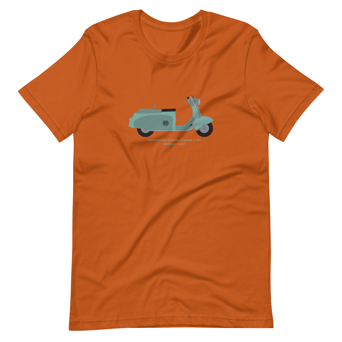T-Shirt Scooter Mitsubishi Silver-Pigeon C-90, Nippon 1957