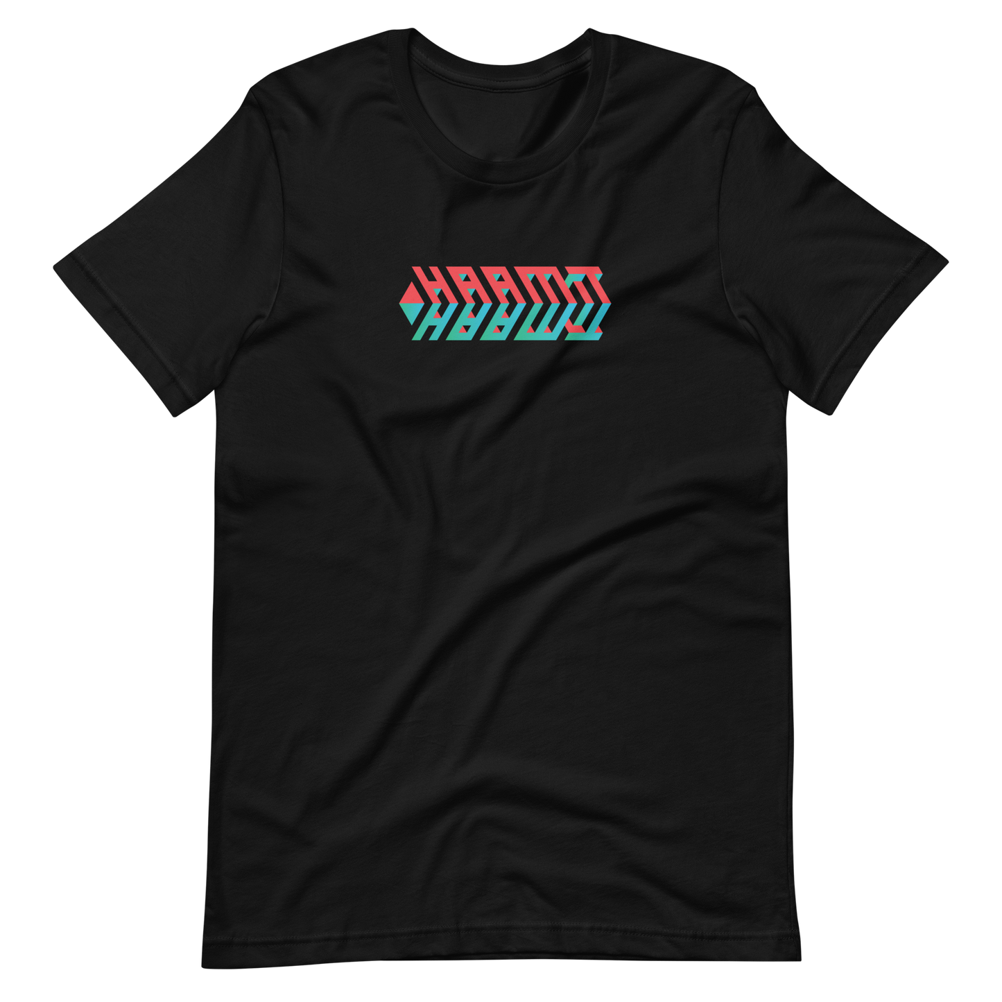 T-Shirt HAAMIT Rakete rot/blau melange