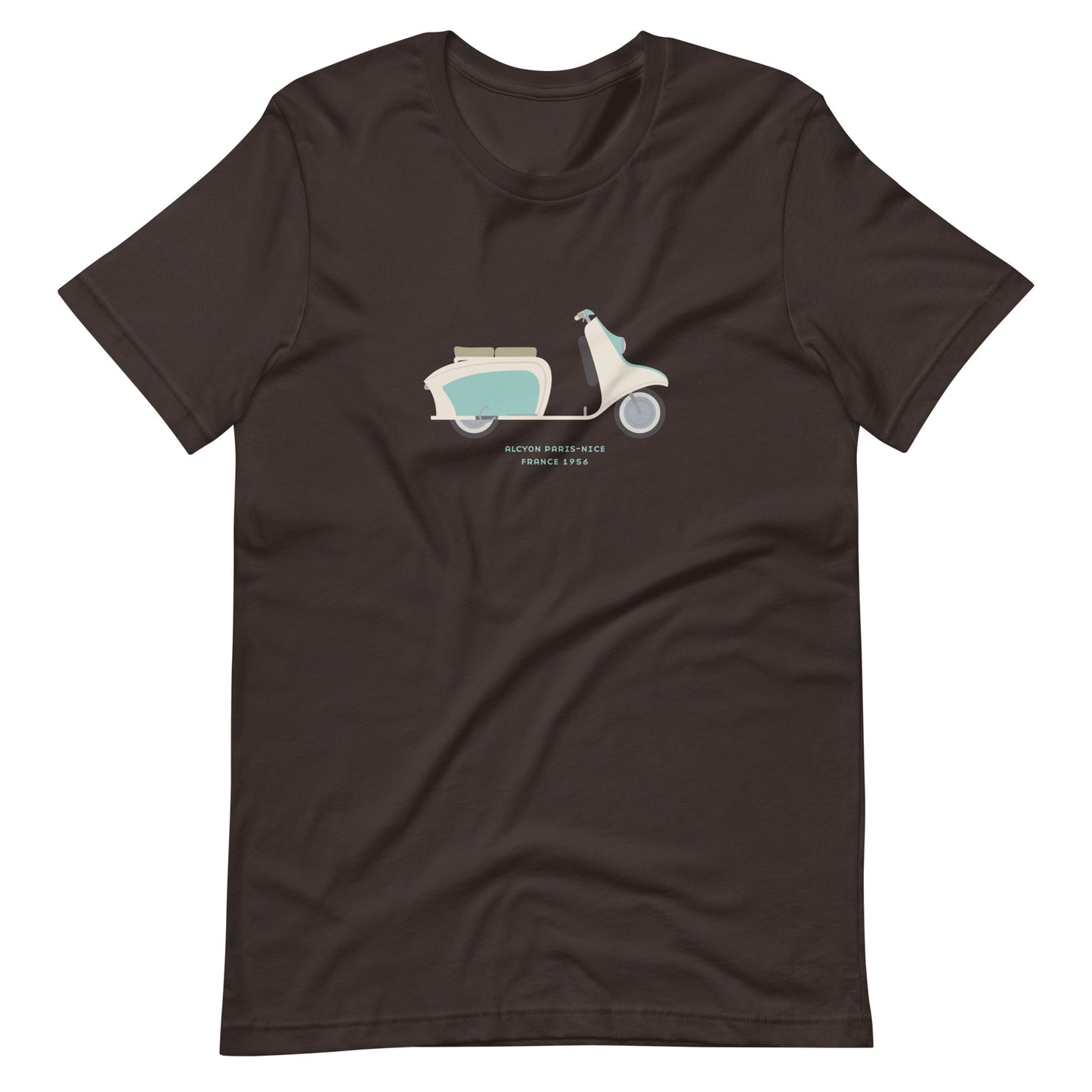T-Shirt Scooter Alcyon Paris-Nice France, 1956