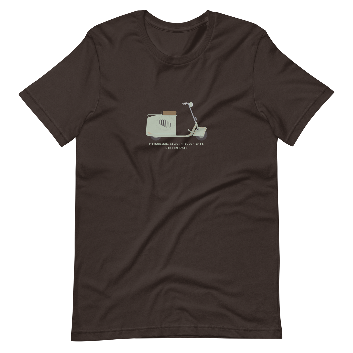 T-Shirt Scooter Mitsubishi Silver-Pigeon C-11, Nippon 1948