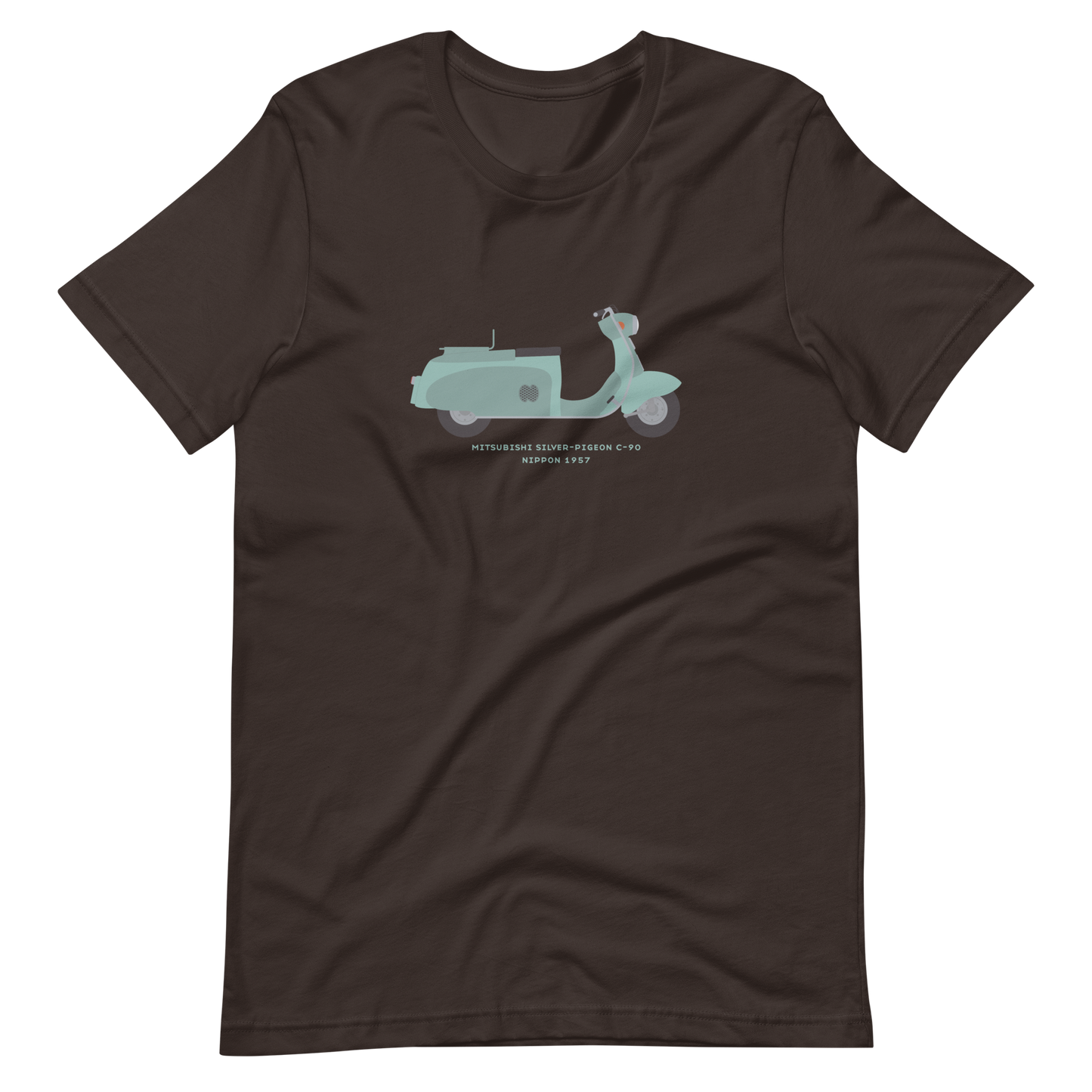 T-Shirt Scooter Mitsubishi Silver-Pigeon C-90, Nippon 1957